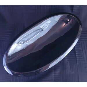 Deartis Black Ceramic Centerpiece Bowl Portugal Modern Art Pottery Fruit Dish